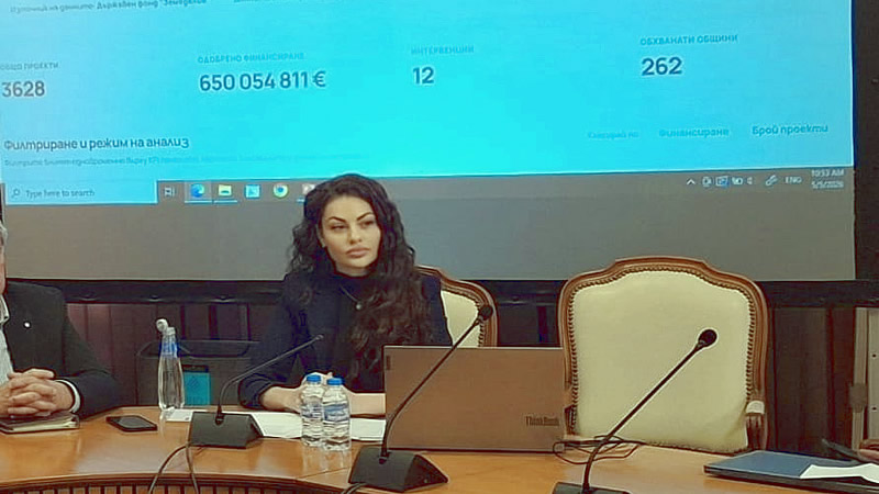 Интерактивно табло представя актуална картина на напредъка по интервенциите за развитие на селските райони от Стратегическия план